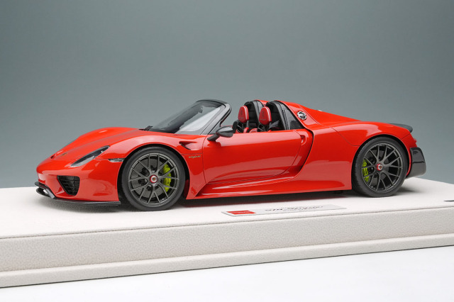 EIDOLON EML089E 1/18 Porsche 918 Spyder Weissach Package 2011 Guards Red  Limited 60pcs