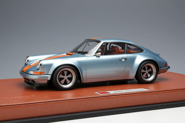 EIDOLON EML090C 1/18 Singer 911 (964) Coupe Horizon Blue Metallic Limited 80pcs