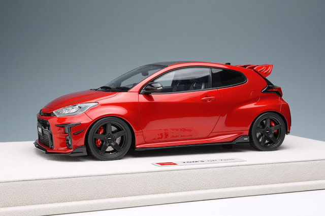EIDOLON EML091D 1/18 TOM'S GR Yaris 2021 Emotional Red 2