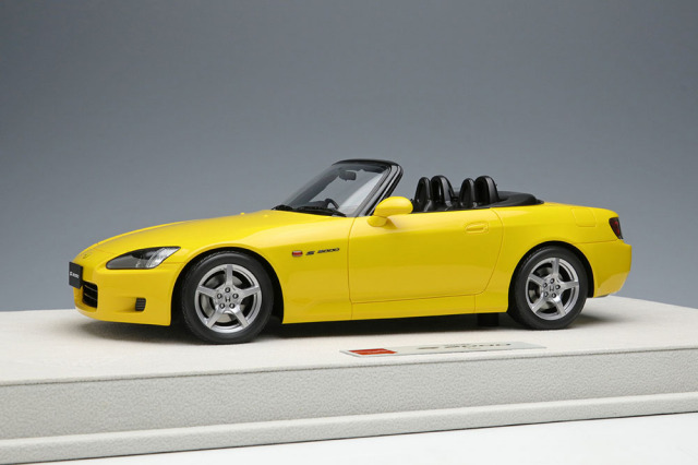EIDOLON EML110D 1/18 Honda S2000 (AP1) 1999 Indy Yellow Pearl