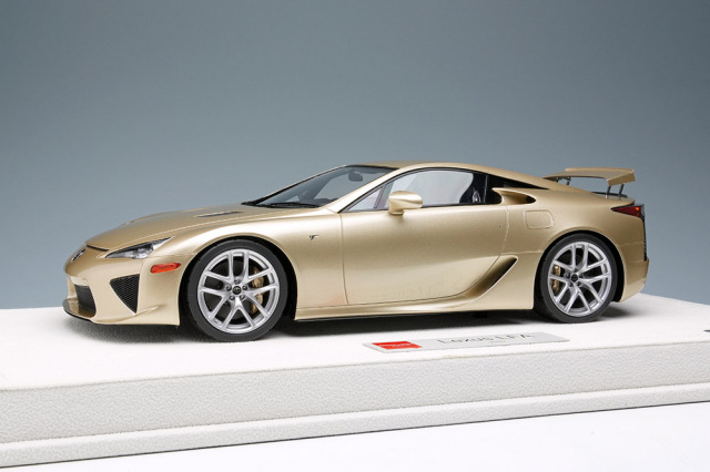 EIDOLON EML111D 1/18 Lexus LFA 2010 Rear Wing up Crystal Gold Limited 30pcs