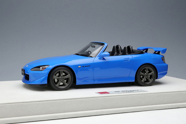 EIDOLON EML114A 1/18 Honda S2000 (AP2) Type S 2007 Apex Blue Pearl
