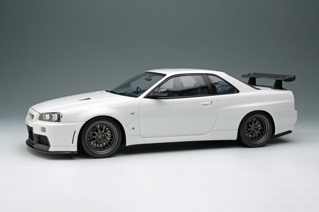** 予約商品 ** EIDOLON EML130A 1/18 Built By Legends Mine's Skyline GT-R (BNR34) Shiranami White