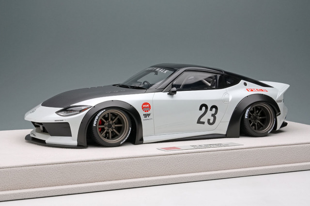 【お取り寄せ商品】 EIDOLON EML137B 1/18 lb nation Fairlady Z(RZ34) (RS Watanabe 8spoke wheel) Pearl White Limited 80pcs
