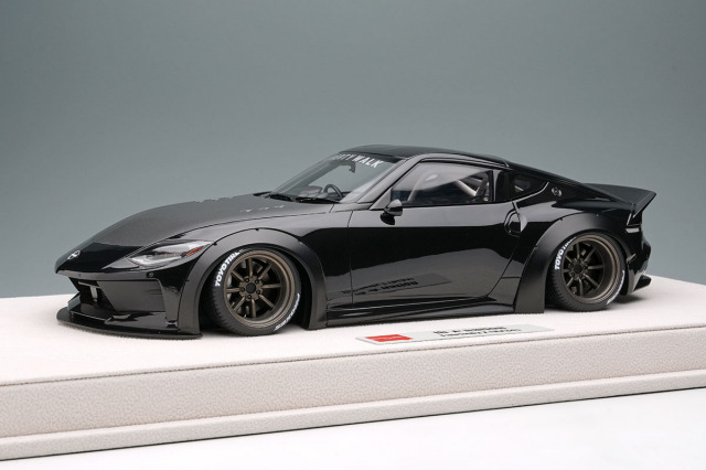 【お取り寄せ商品】 EIDOLON EML137D 1/18 lb nation Fairlady Z(RZ34) (RS Watanabe 8spoke wheel) Metallic Black Limited 60pcs