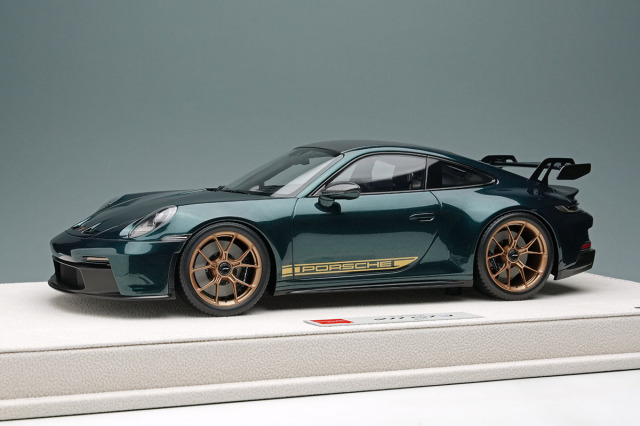 ** 予約商品 ** EIDOLON EML165D 1/18 Porsche 911 (992) GT3 2021 Jet Green Metallic (Carbon Roof) Limited 50pcs