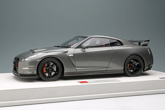 EIDOLON EML173 1/18 Nissan GT-R (NISMO R35 CRS Version) 2013 Dark Metal Gray Limited 120pcs