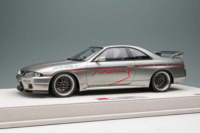 【お取り寄せ商品】 EIDOLON EML179A 1/18 Mine's Skyline GT-R(BCNR33) Sonic Silver Limited 120pcs