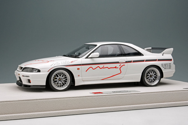【お取り寄せ商品】 EIDOLON EML179B 1/18 Mine's Skyline GT-R(BCNR33) White Limited 120pcs