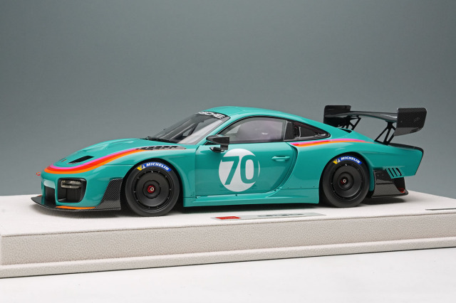 ** 予約商品 ** EIDOLON EML198D 1/18 Porsche 935/19 2019 Green / Vaillant Stripe Limited 50pcs