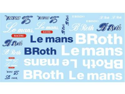 F'artefice Decal FE-0006 1/24 Porsche 962C Rothmans 85/86/87 Le Mans Works for HIRO 【メール便可】