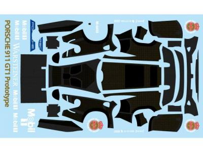 F'artefice Decal FE-0024 1/64 Porsche 911GT1 96Proto type用Decal 【メール便可】