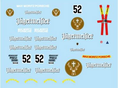 F'artefice Decal FE-0025 1/64 Porsche 935 JagermeisterDecal 【メール便可】