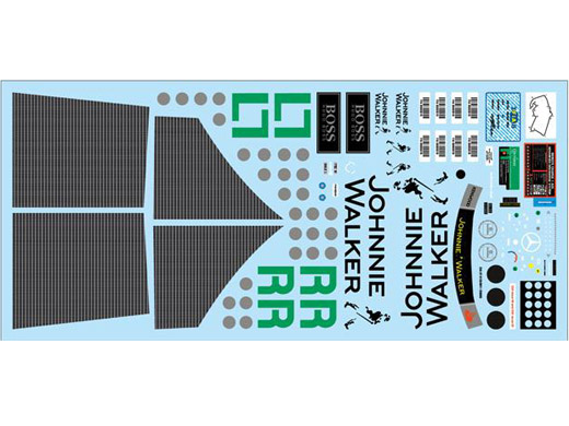 F'artefice Decal FE-0097 1/8 McLaren MP4-23 Extra Decal for De 【メール便可】