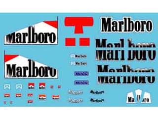 F'artefice Decal FM-0008 1/18 F2005 Marlboro Decal for MT 【メール便可】