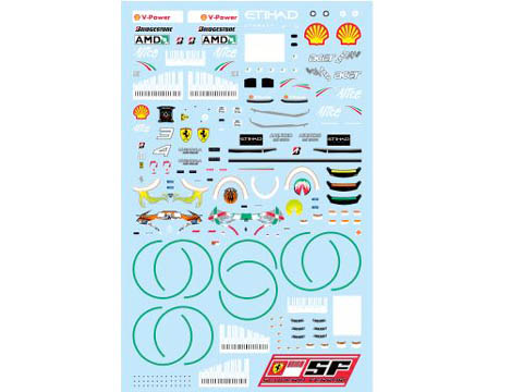 F'artefice Decal FM-0086 1/43 Ferrari F60 Re-paint Decal 【メール便可】