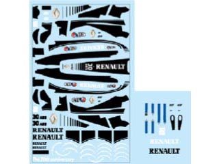 F'artefice Decal FR-0008 1/43 Renault 30th Decal for PMA R26 【メール便可】