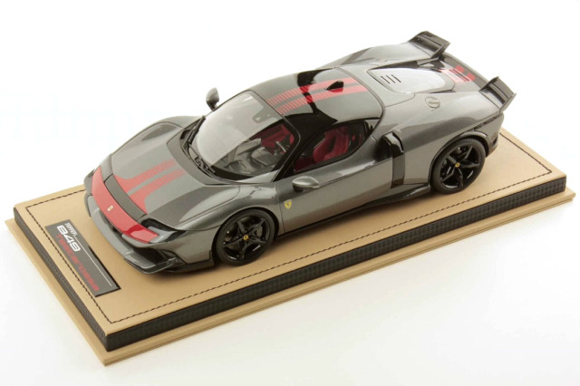 ** 予約商品 ** MR collection FE047SE2 1/18 Ferrari 849 Testarossa Grigio GTS Assetto Fiorano Limited 49pcs