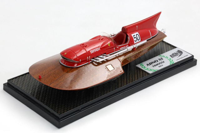 ** 予約商品 ** BBR FER4301 1/43 Timossi Ferrari Arno XI 1953 motorboat Limited 500pcs