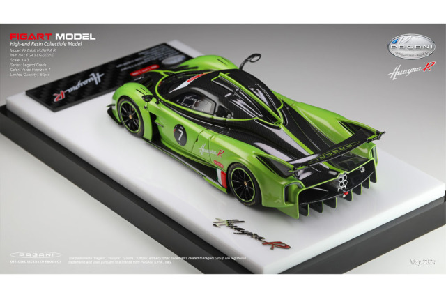 FIGART MODEL FG43-LG-0001E 1/43 Pagani Huaira R Verde Firenze #7  