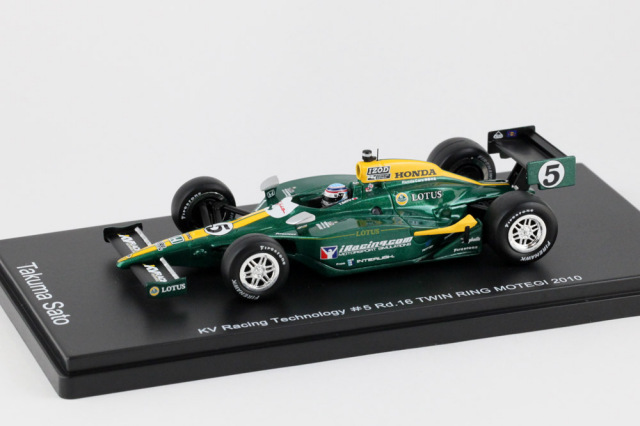 IXO 1/43特注完成品 KV Racing Technology Takuma Sato Rd.16 TWIN RING MOTEGI 2010