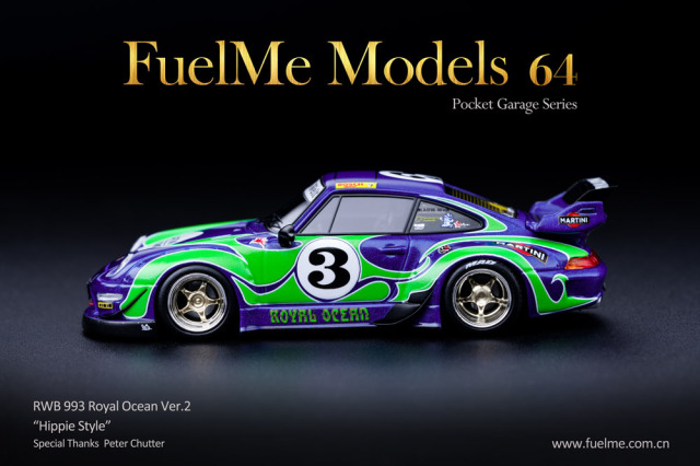 Fuelme Models FM64002-06B 1/64 Porsche 911(993) Rauh-Welt Begriff