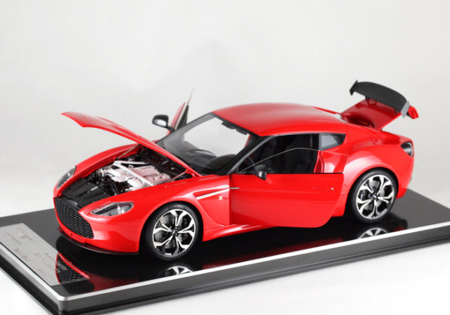 FrontiArt FA009-06 1/18 Aston Martin V12 Zagato (Full Open) Red Limited 150pcs