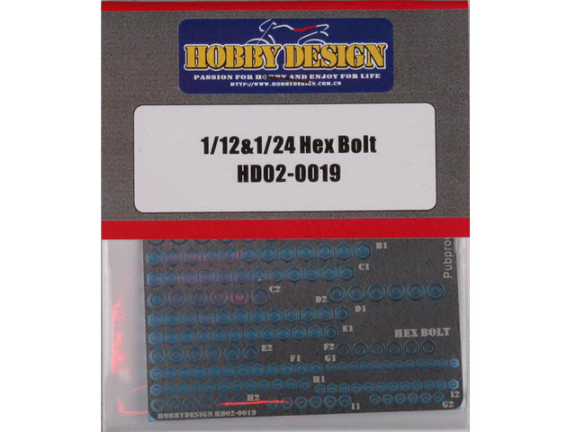 Hobby Design HD02_0019 Hex Bolt【メール便可】