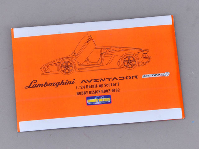 Hobby Design HD02_0182 1/24 Lamborghini Aventador LP700-4 Detail up set for Fujimi