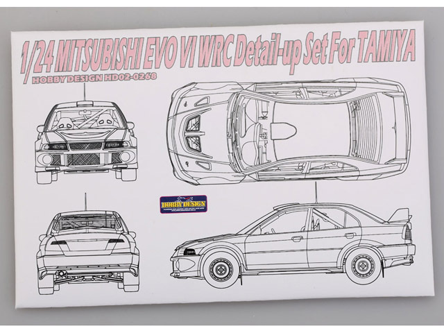 Hobby Design HD02_0268 1/24 ミツビシ ランサー EVO VI WRC ディテールアップセット for Tamiya