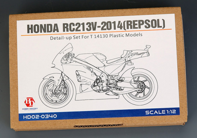 Hobby Design HD02_0340 1/12 Honda RC213V-2014 Repsol Detail-UP Set For Tamiya