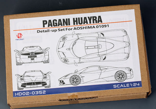 Hobby Design HD02_0352 1/24 パガーニ ウアイラ ディテールアップセット for Aoshima