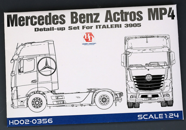 Hobby Design HD02_0356 1/24 メルセデス ベンツ Actoros MP4 ディテールアップセット for Italeri