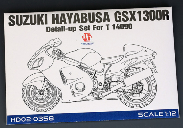 Hobby Design HD02_0358 1/12 スズキ Hayabusa GSX 1300R ディテールアップセット for Tamiya