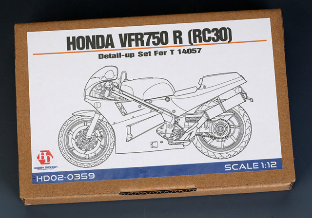 ホンダ VFR750R ラジコン (２台セット) Hobby Design HD02_0359 1/12 ホンダ VFR750R (RC30) ディテール