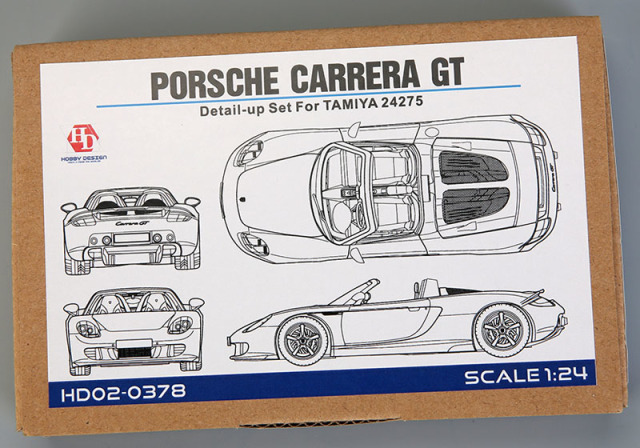 京商 dNano Porsche Carrera GT 新品未開封 Hobby Design HD02_0378 1/24 Porsche Carrera GT Detail up set for