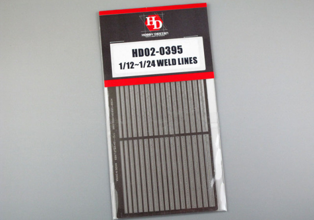 Hobby Design HD02_0395 1/12 - 1/24 Weld Line （溶接跡）  【メール便可】