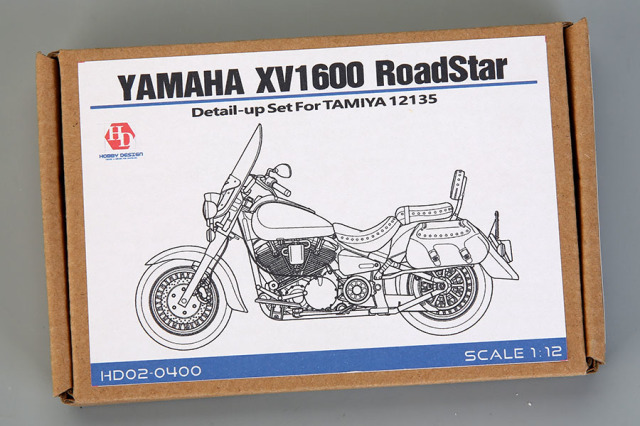 Hobby Design HD02_0400 1/12 Yamaha XV1600 Roadstat Detail up set for Tamiya