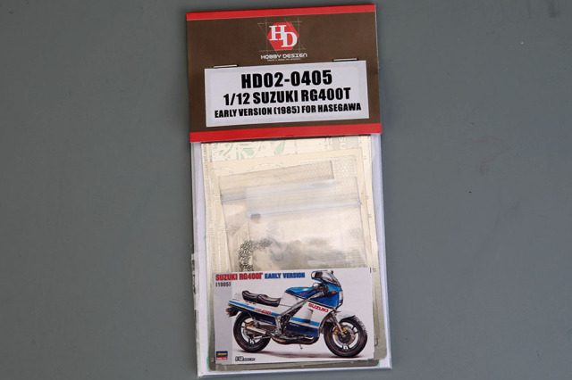 Hobby Design HD02_0405 1/12 Suzuki RG400T Early ve. 1985 Detail up set For Hasegawa