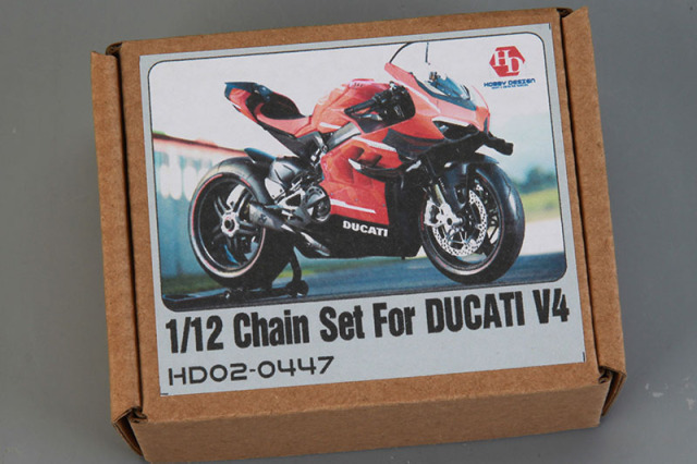 Hobby Design HD02_0447 1/12 Ducati V4 Chain Set For Tamiya