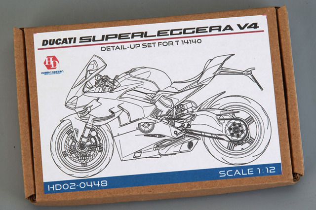Hobby Design HD02_0448 1/12 Ducati superleggera V4 Detail up
