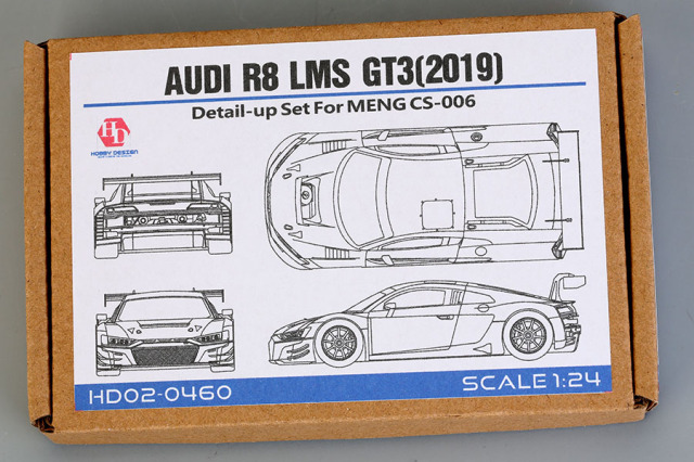 Hobby Design HD02_0460 1/24 Audi R8 Lms GT3 (2019) Detail-up Set For Meng