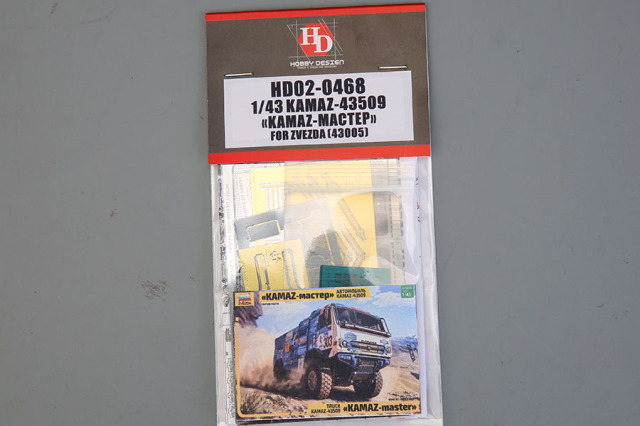 Hobby Design HD02_0468 1/43 Kamaz-43509 Kamaz-Mactep For Zvezda