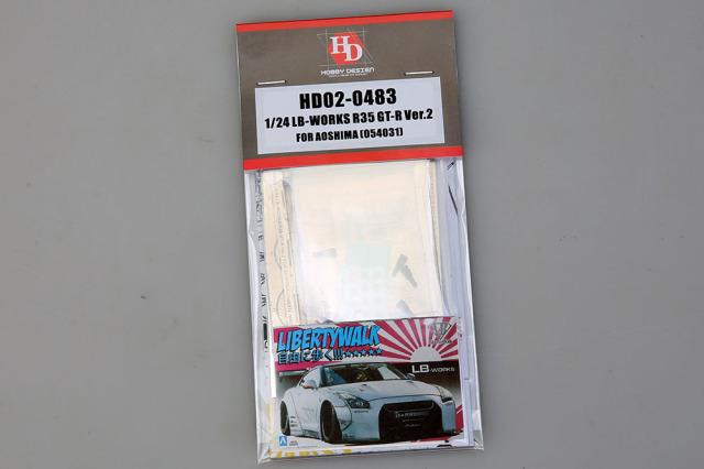 Hobby Design HD02_0483 1/24 LB-Works R35 GT-R Ver.2 Detail-UP Set For Aoshima