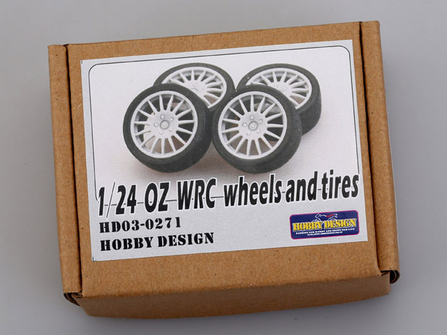 Hobby Design HD03_0271 1/24 OZ WRC ホイール＆タイヤ