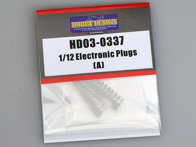 Hobby Design HD03_0337 1/12 Electronic Plugs (A)