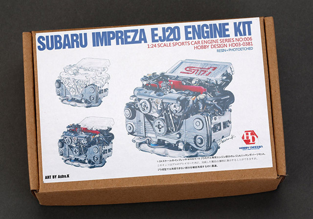 Hobby Design HD03_0381 1/24 Subaru Impreza EJ20 エンジンキット
