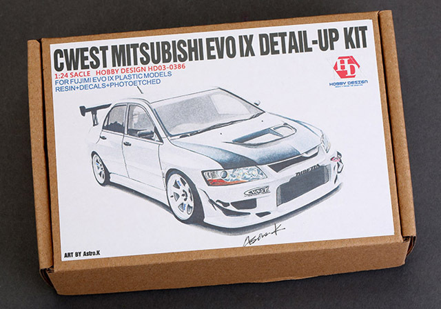 Hobby Design HD03_0386 1/24 C-WEST ミツビシ ランサー Evo IX トランスキット