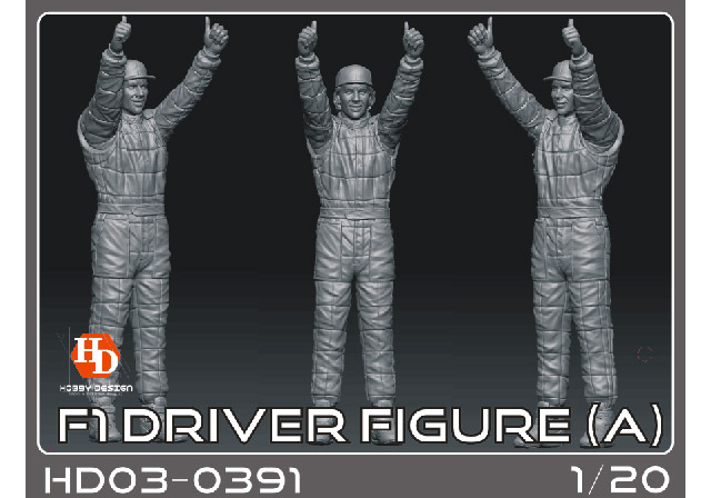 Hobby Design HD03_0391 1/20 F1 ドライバーフィギュア (A)
