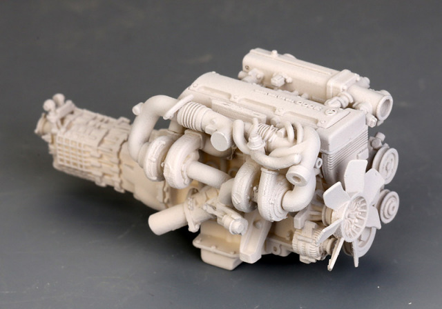 Hobby Design HD03_0497 1/24 トヨタ 2JZ エンジンキット ミニカー専門